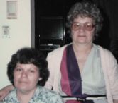 Verna Hawkins and Thelma Bailey 1986