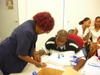 Mrs Cook assisting a NOSTT Learner