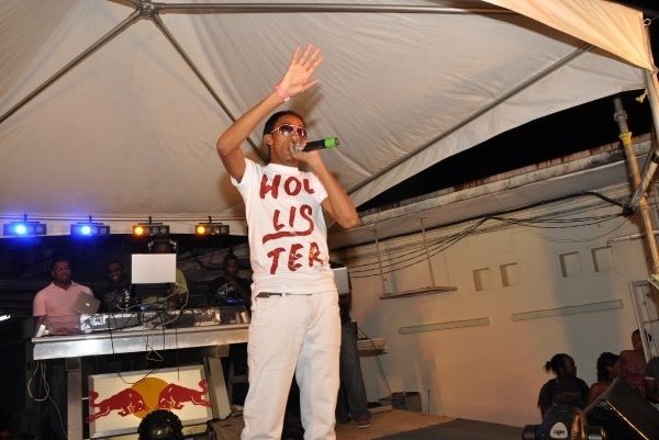 My son at his last Great Fete gig