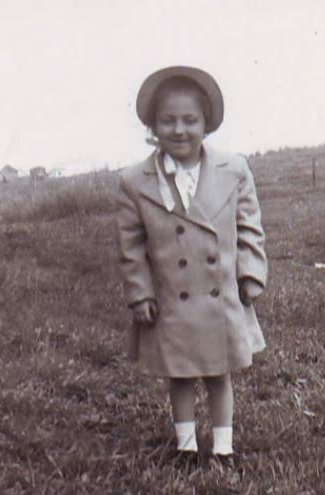 As a young girl.