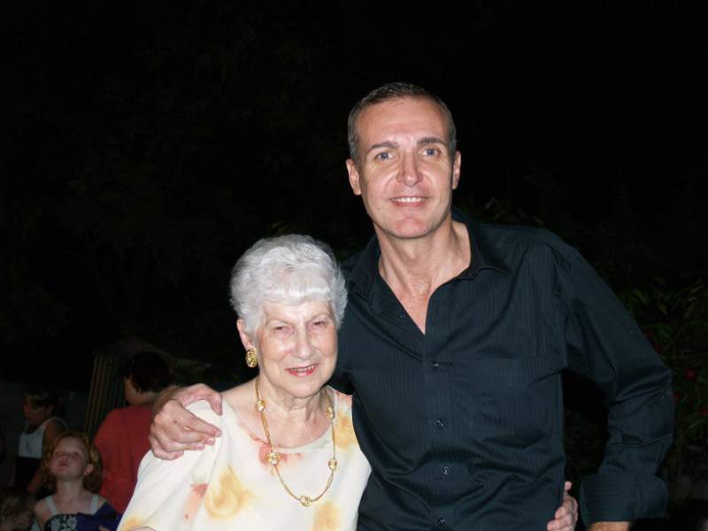 27th February 2010 - Grant and his Godmother