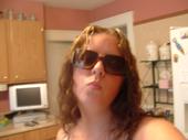 Heather posing at home