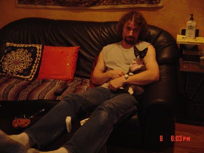 Anton with his babygirl Bella
