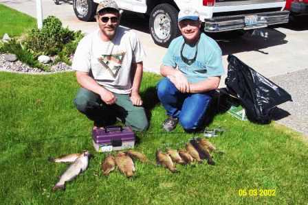 Wayne and Dave's big catch; Plymouth, WA