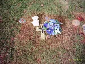 Ed's final resting place in Babyland. Fall 2004