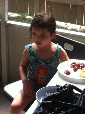 Your Princess Amari at a cookout at Papa's