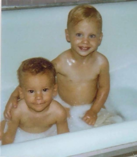 Jason and cousin Tracey