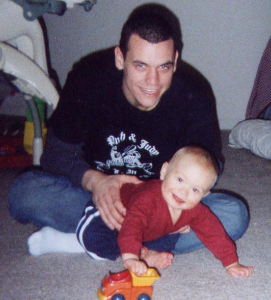 November 2004 Jordan visiting with Greyson