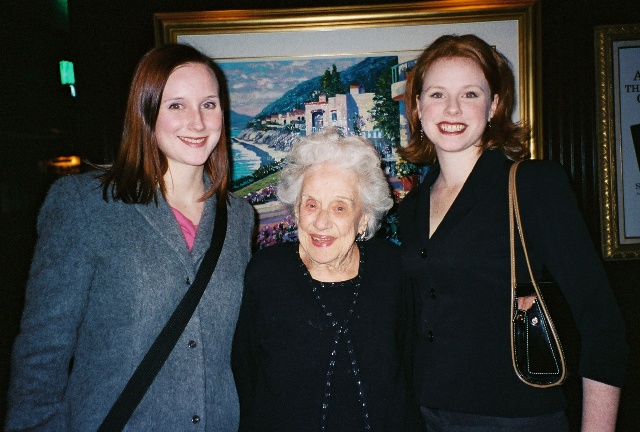 Kendra, Maurine, Erin -  Maurine's 95th Birthday Party