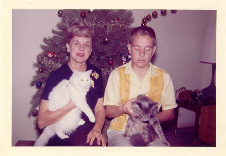 Maurine & John, Christmas 1964, Phoenix, Arizona