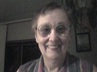 Mom at Chuck's house in July of 2000