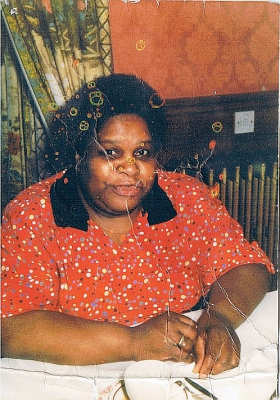 Mum Sewing In the Back Room in the 80's
