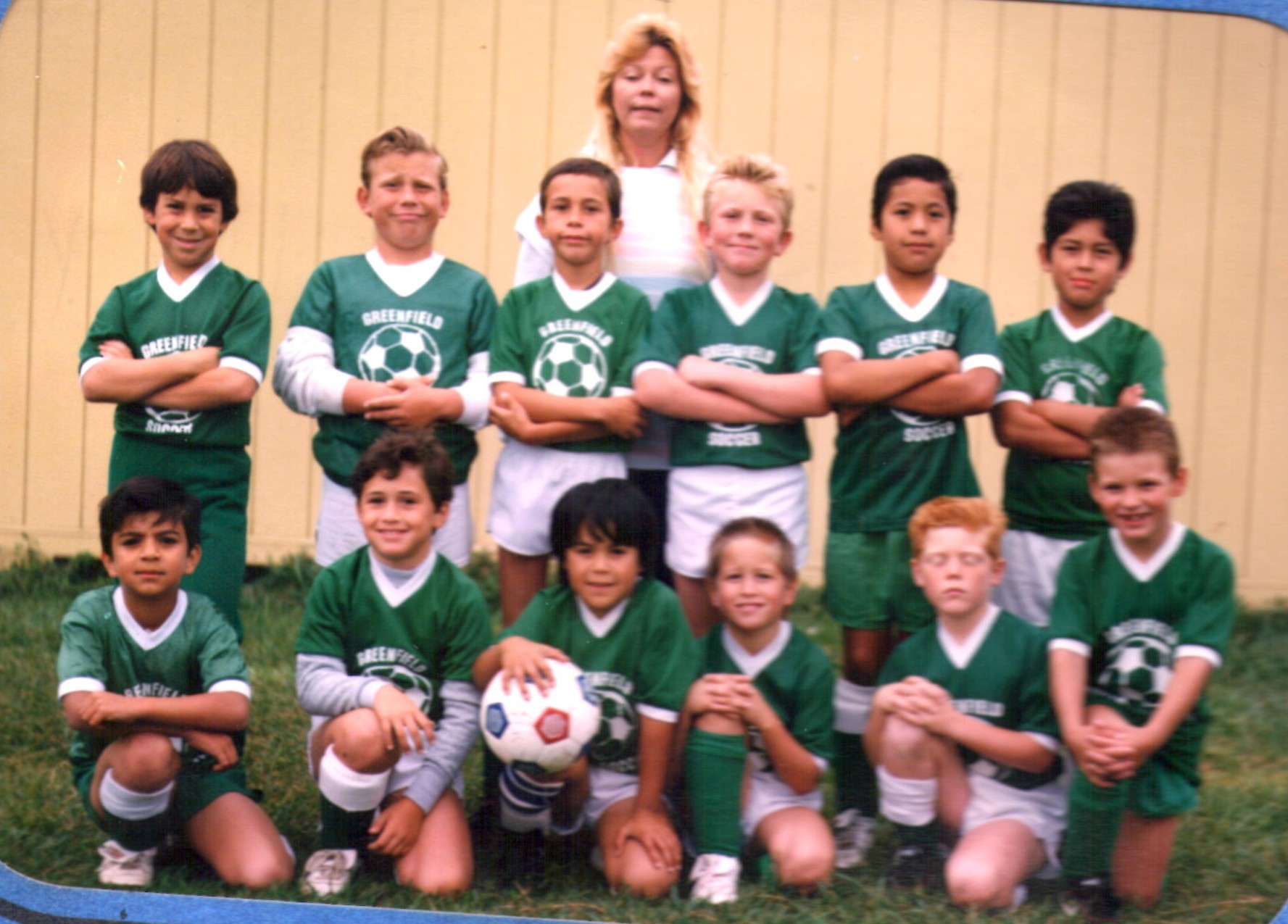 Ricky's Soccer Team, Vickie (Mom) Coached that year