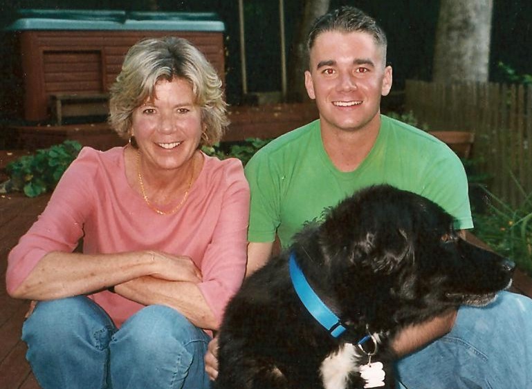 Ross, Mom and Oreo
