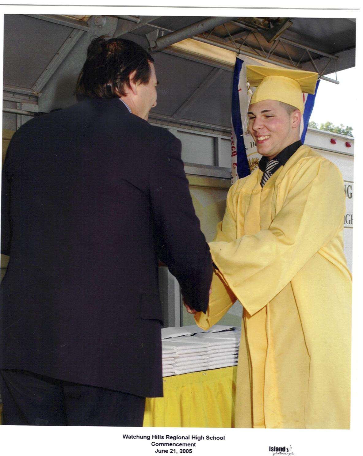 Graduating Watchung Hills Regional High School