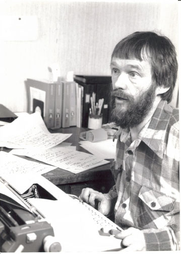 writing (before computers); at Cookstown