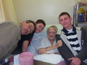 Lee, Dylan, Kyle & Grandma