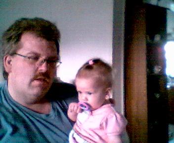 kurtis's dad and baby sister Anne