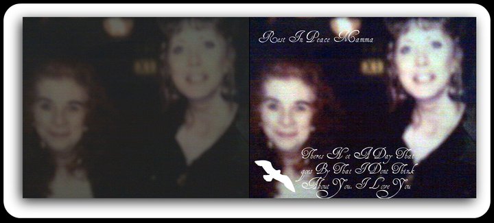 bettina and mam in the older days