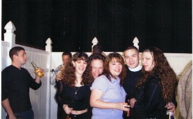 Wayne with some of the people he loved most his friends