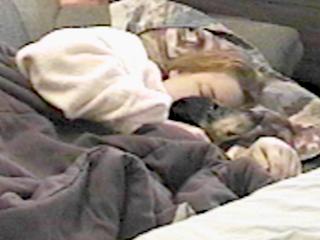 Oscar and his mommy