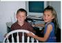 Her favorite litte people in her life....Her Grandchildren ,Samantha and Felipe.