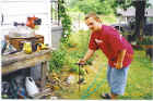 Todd at his grandparents house